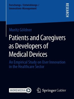 cover image of Patients and Caregivers as Developers of Medical Devices